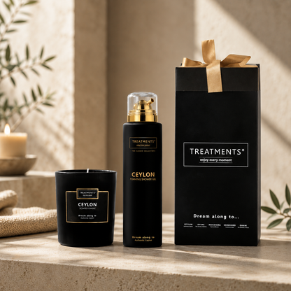 Treatments® - Geschenkbox Duschschaum &amp; Kerze - Ceylon