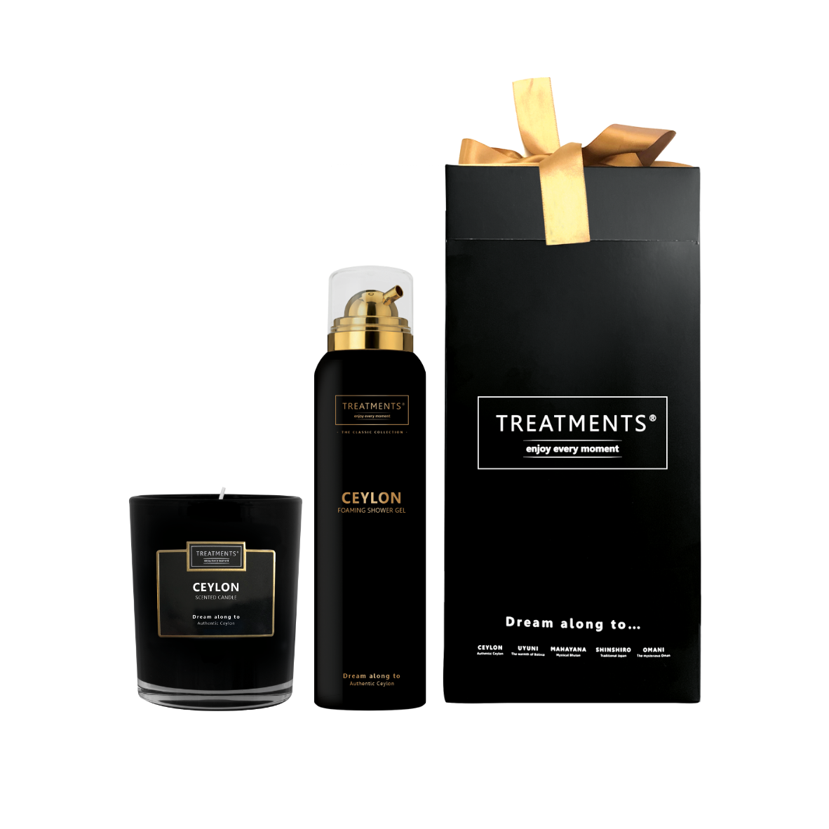 Treatments® - Geschenkbox Duschschaum &amp; Kerze - Ceylon