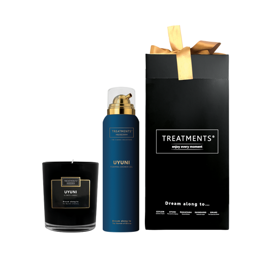 Treatments® - Geschenkbox Duschschaum &amp; Kerze - Uyuni